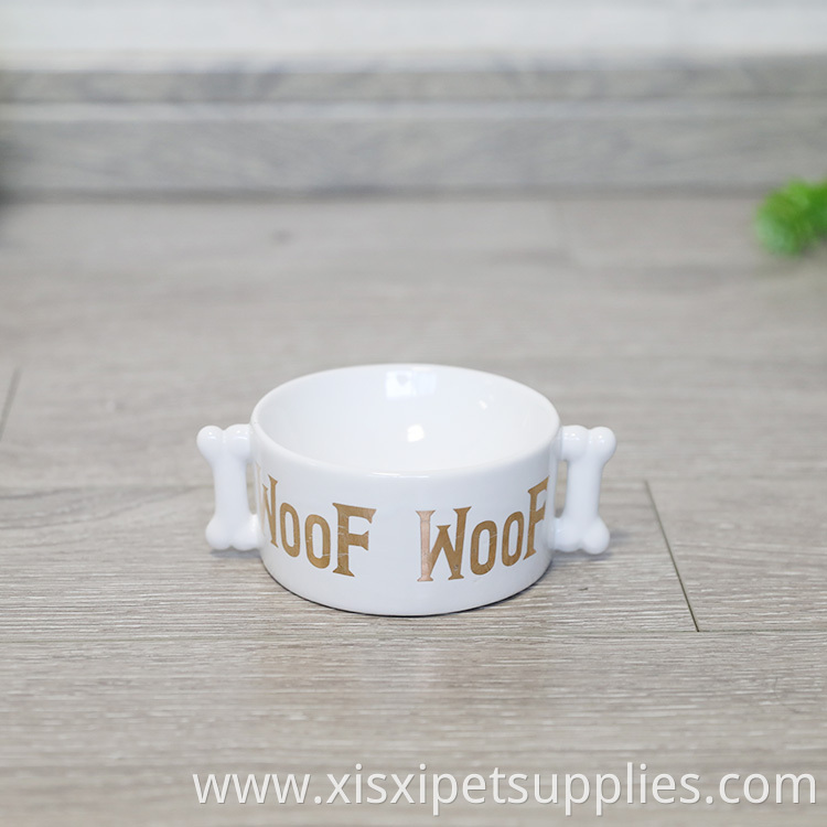 Hot Sale Lovely Safety Feeding or Watering Ceramic Dog Bowl for Medium Small Dogs
